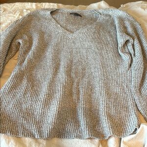 Cozy Gray Knit Sweater